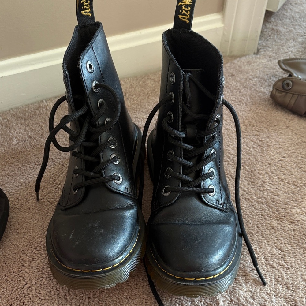 Dr. Martens Black Lace-Up Boots